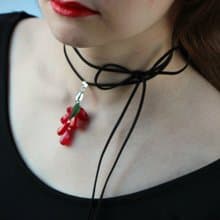 Stylish Choker Leather Cord Choker