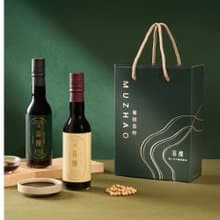 【入厝禮首選】手作純釀造醬油雙入禮盒-黑豆蔭油  壺底油 300ML
