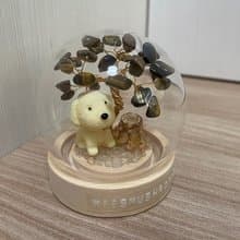 布丁犬款訂製 | 水晶樹系列微景觀水晶球 | 可愛 | 居家擺飾