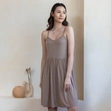 享日子 莫代爾細肩寬洋裝~摩卡可可-咖啡