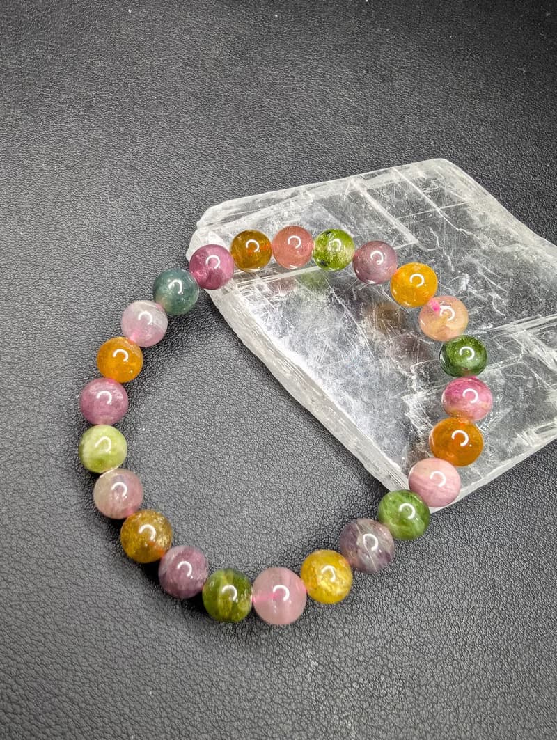 碧璽 Tourmaline 7.5mm 手串 手鍊 天然水晶 水晶手鍊