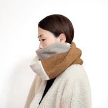 一圈就有型的冬季大人質感短版圍脖 溫暖美爾登刷毛 交換禮物佳選