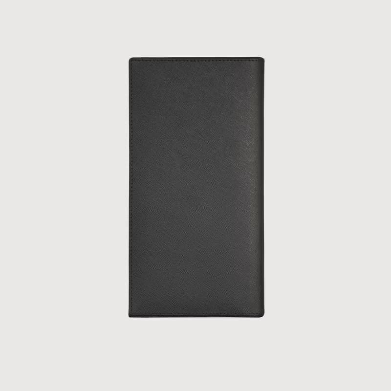 【免費升級送禮包裝】L'HOMME至尊14卡薄長夾-黑色/BF536-322-BK