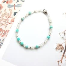 月光石 天河石 925銀飾【小角度系列-天晴】增強工作運