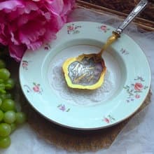 英國瓷器 1930年 手繪玫瑰古董蛋糕盤 湯盅, 水果盅, 點心盅