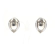 【日本直送 中古美品】ジョージジェンセン Georg Jensen イヤリング イヤークリップ 2010 ヘリテージコレクション シルバー925