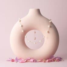 Mellow necklace -LATUA STELLA- 項鍊 珍珠項鍊 淡水珍珠 項鍊 女 手作
