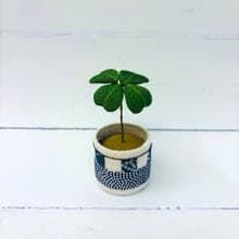 日式綠植栽-幸運草 好運來 (布材質)