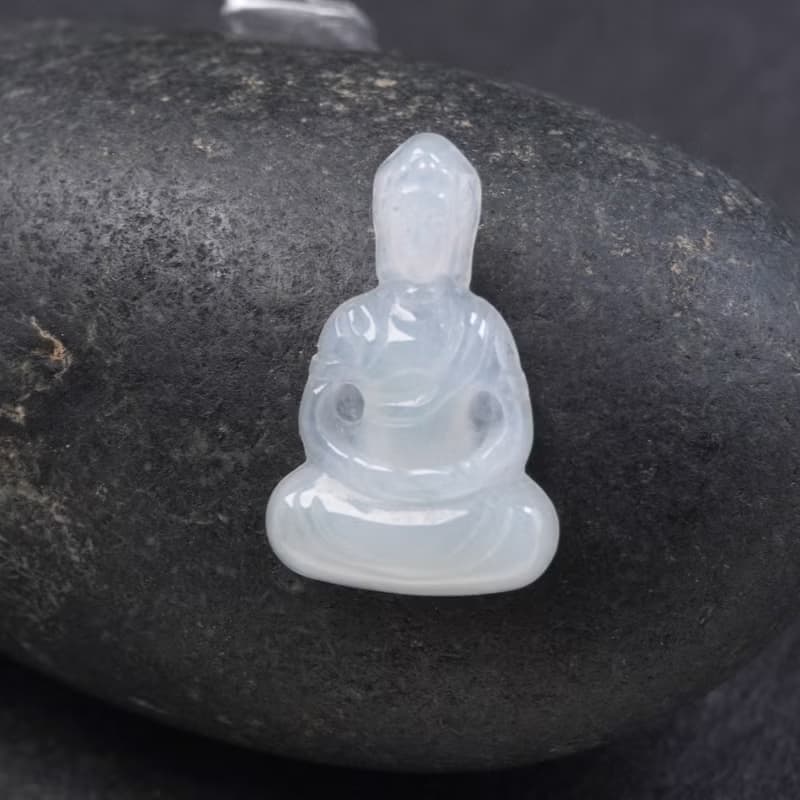 冰種翡翠觀音菩薩項鍊 | 天然緬甸玉翡翠A貨 | 送禮