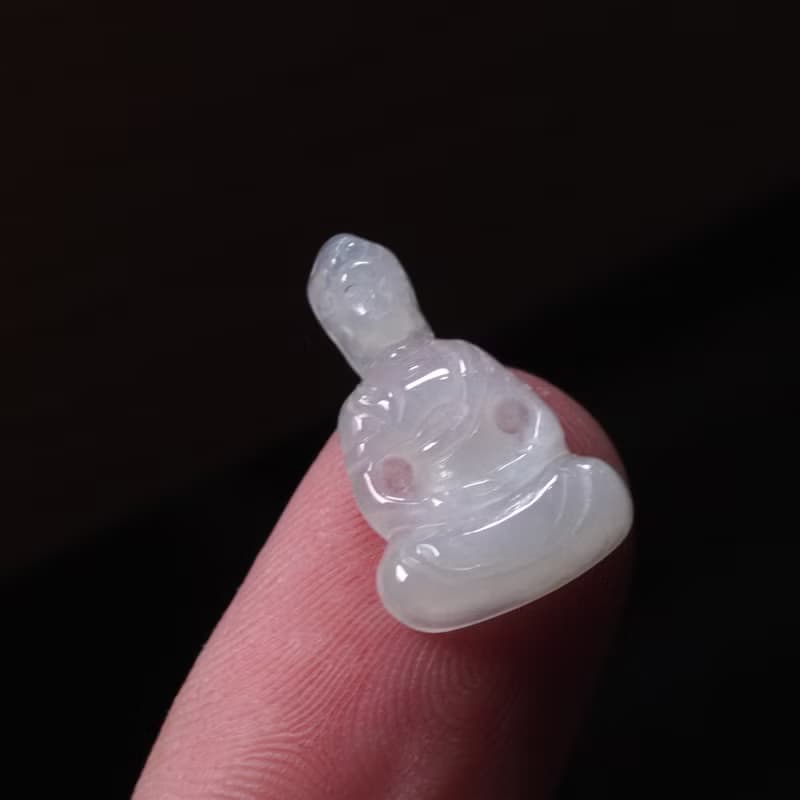 冰種翡翠觀音菩薩項鍊 | 天然緬甸玉翡翠A貨 | 送禮