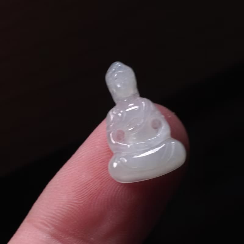 冰種翡翠觀音菩薩項鍊 | 天然緬甸玉翡翠A貨 | 送禮
