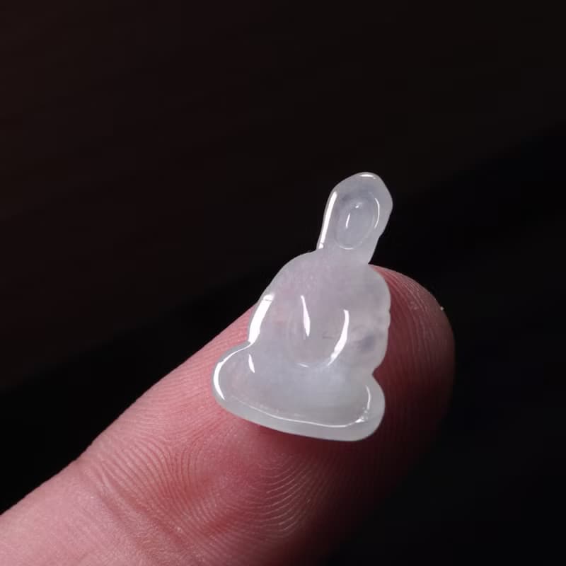 冰種翡翠觀音菩薩項鍊 | 天然緬甸玉翡翠A貨 | 送禮
