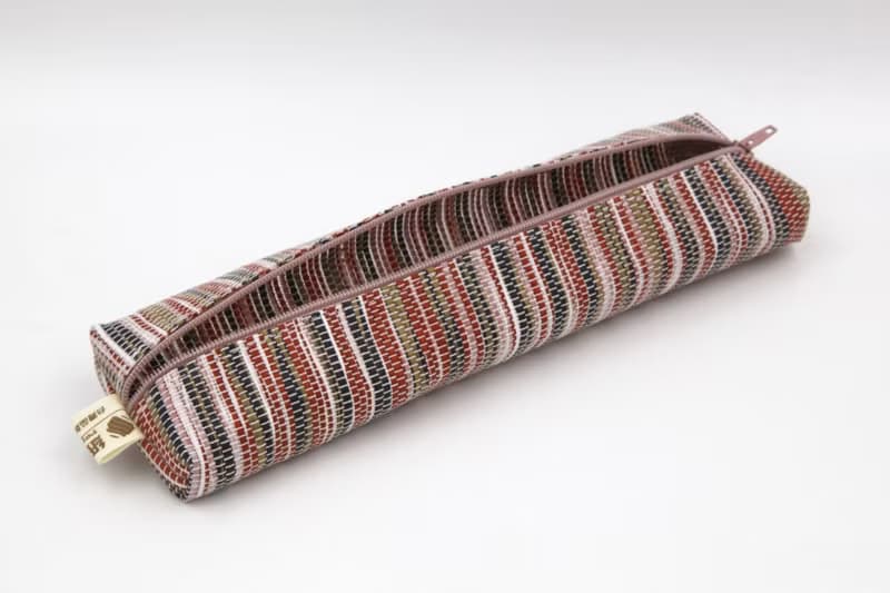 【紙布家】紙線編織 大餐具袋 波紋紅