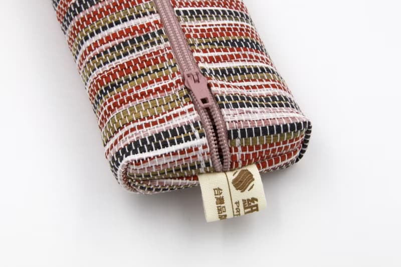 【紙布家】紙線編織 大餐具袋 波紋紅