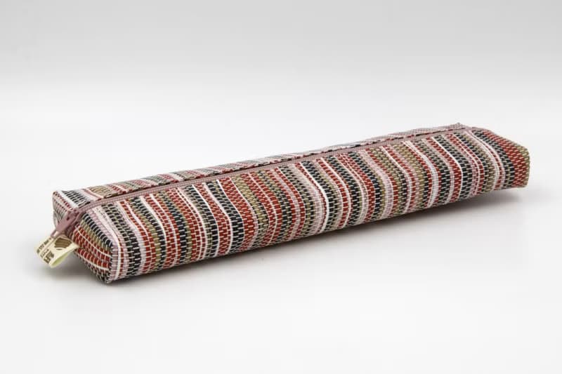 【紙布家】紙線編織 大餐具袋 波紋紅