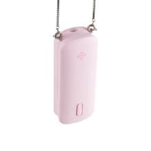 健康科技【空汙過敏救星】隨身項鍊負離子空氣清淨機-粉(台灣製)