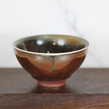 【送禮好物】120ml 天目釉 柴燒茶杯 茶碗 鶯歌名家葉敏祥作品