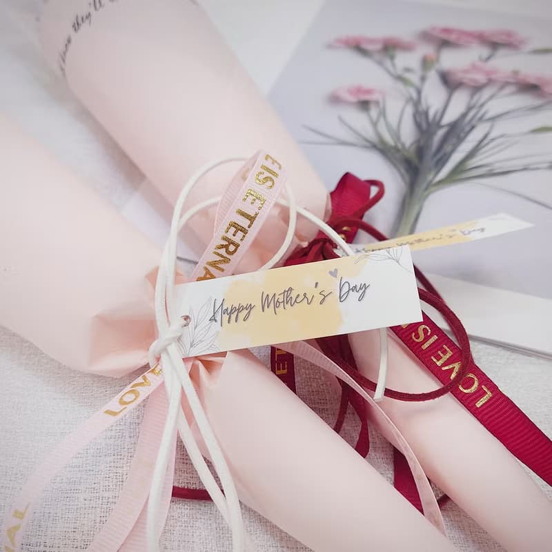 香氛索拉康乃馨單隻花束 /母親節花束/永生花/乾燥花束/花束