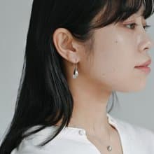 Hario手工玻璃耳環 - Shizuku 雫 (HANS-SZ-P-TI)