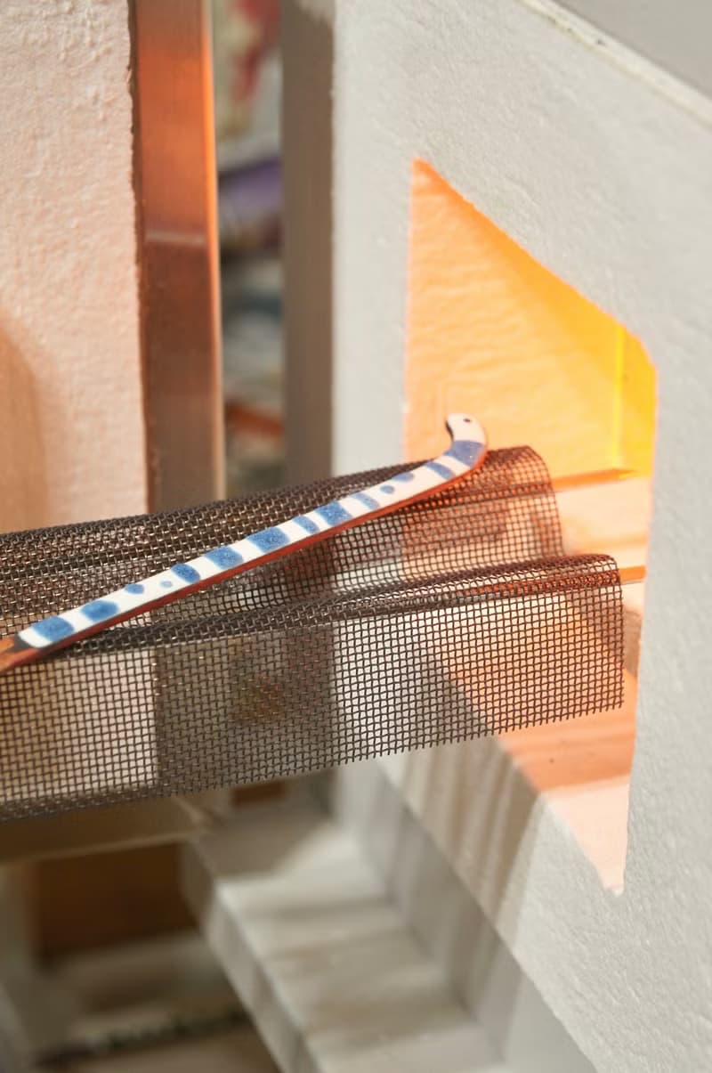 餐桌上的花園鰻/紅銅琺瑯小叉