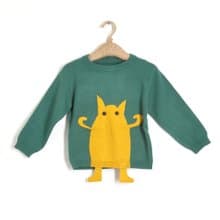 BIR童裝 | 小怪獸圓領毛衣