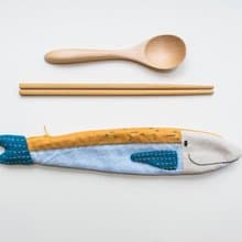 Travelling Tuna cutlery pouch - 海灘
