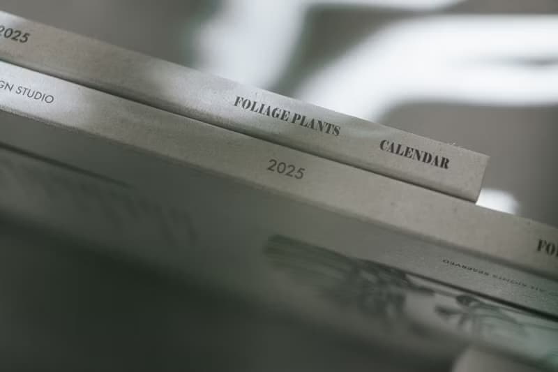 2025觀葉植物桌曆 2025 Calendar Foliage Plants