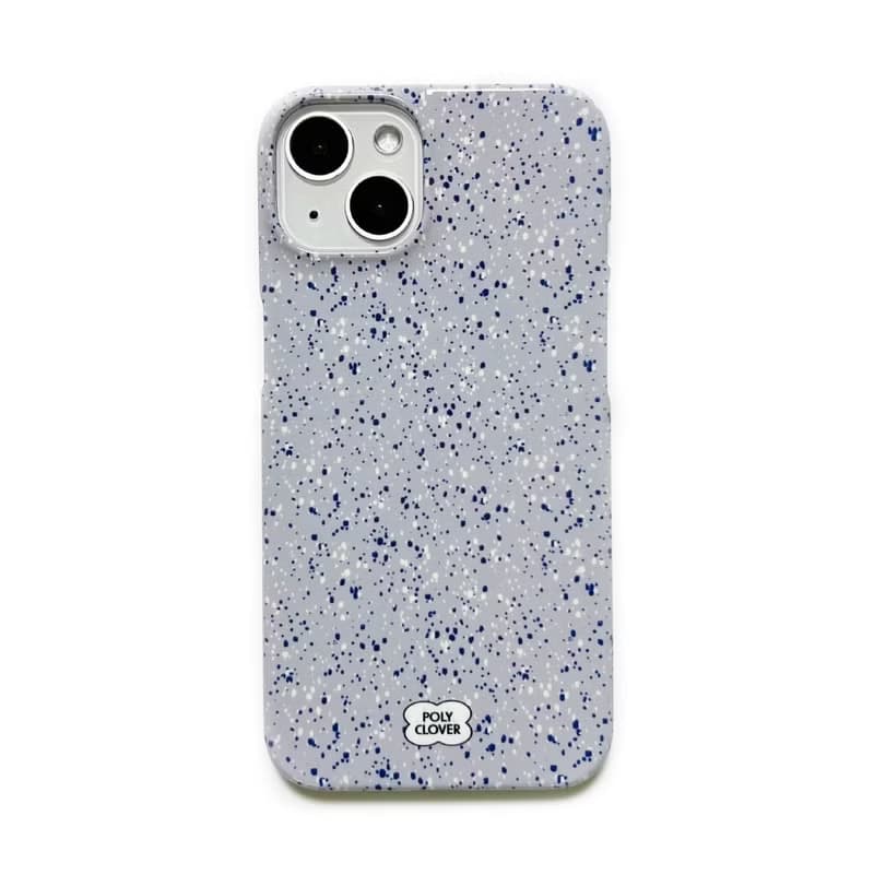spotted hard iPhone Case (gray)