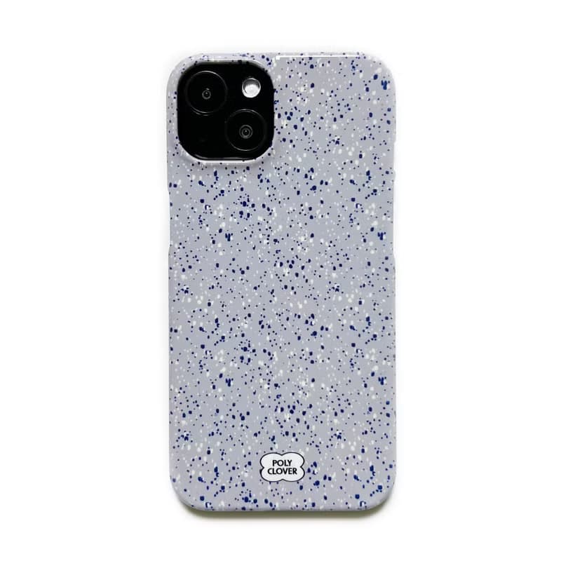 spotted hard iPhone Case (gray)