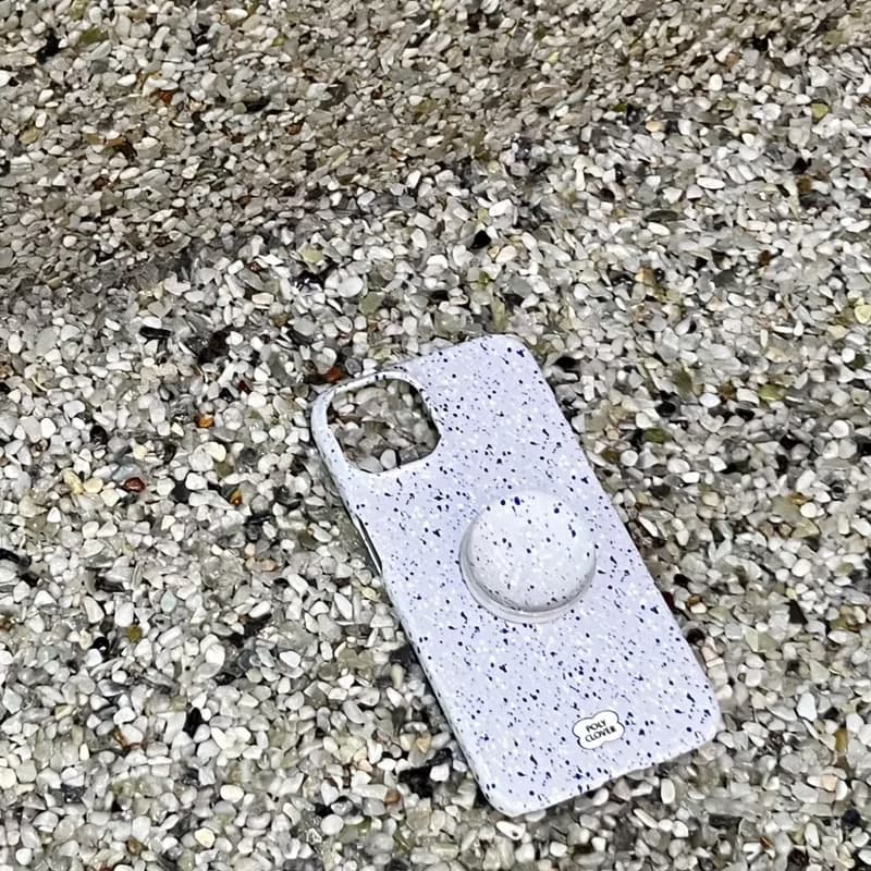 spotted hard iPhone Case (gray)