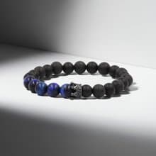 公爵Prinz | 海藍虎眼 x 潮境之冠手鍊_天然石 皇冠【靈感果斷】