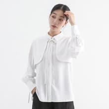 Pianzhi_偏執裁片襯衫_24AF002_白