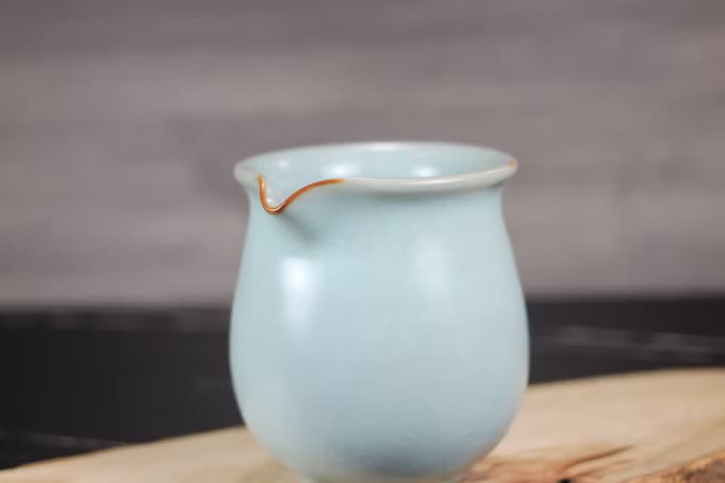 【送禮好物】300~340ml 汝窯 手拉坯 無把茶海 名家葉敏祥手作