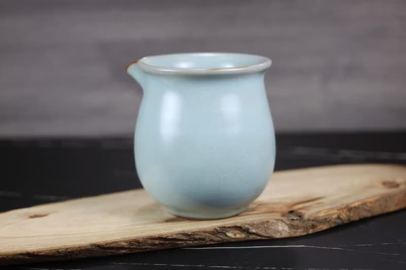 【送禮好物】300~340ml 汝窯 手拉坯 無把茶海 名家葉敏祥手作