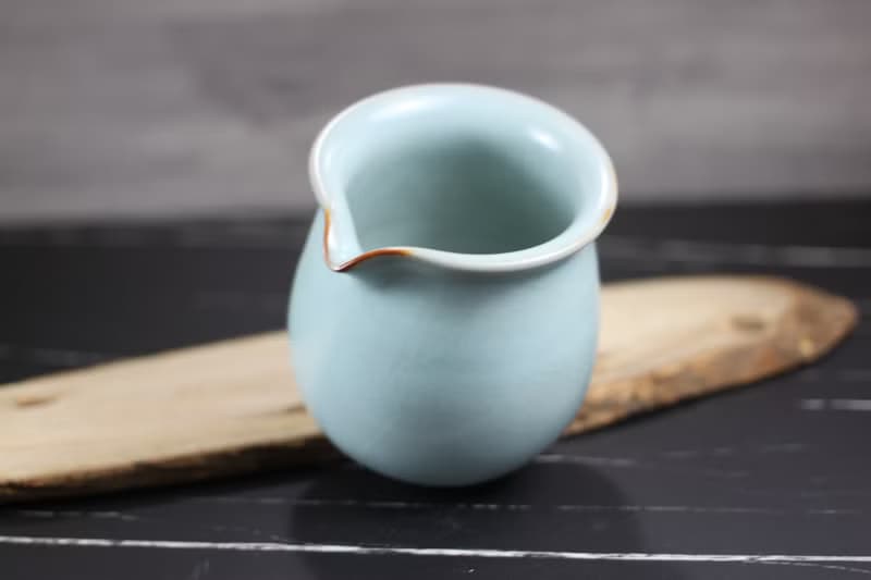 【送禮好物】300~340ml 汝窯 手拉坯 無把茶海 名家葉敏祥手作