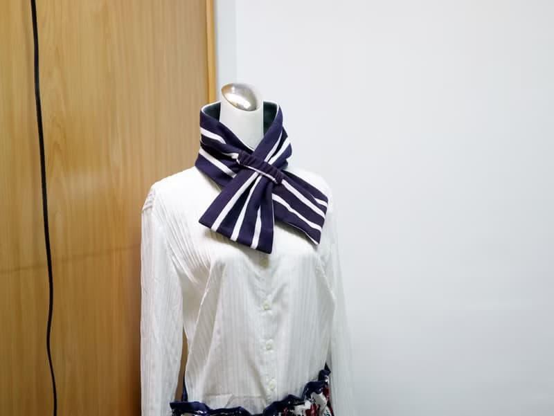 可調式短圍巾.scarf 保暖圍脖 雙面雙色 大人.小孩均適用