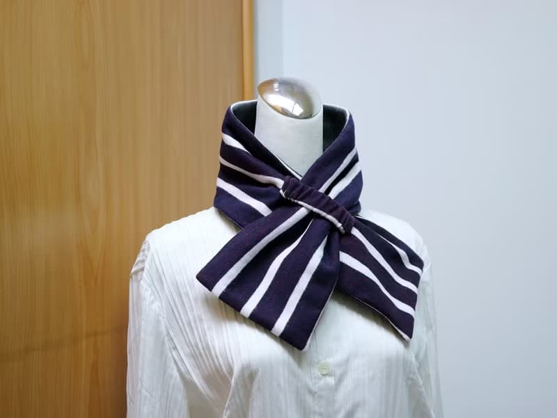 可調式短圍巾.scarf 保暖圍脖 雙面雙色 大人.小孩均適用