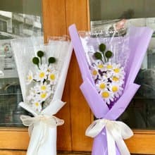 Crochet Daisy Flower Bouquet