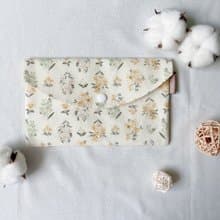 黃色花束 萬用收納袋 口罩收納袋 存摺袋 化妝包 收納袋