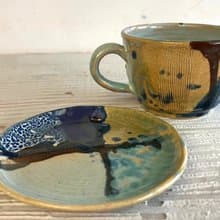 緣釉咖啡杯盤組(售完再製款)_陶器馬克杯