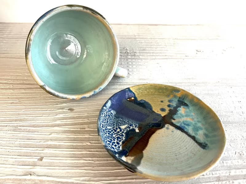 緣釉咖啡杯盤組(售完再製款)_陶器馬克杯