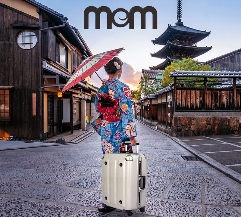 日本MOM 鋁框拉桿箱/行李箱 輕量耐衝擊PP材質 鏡面防刮 鋁框