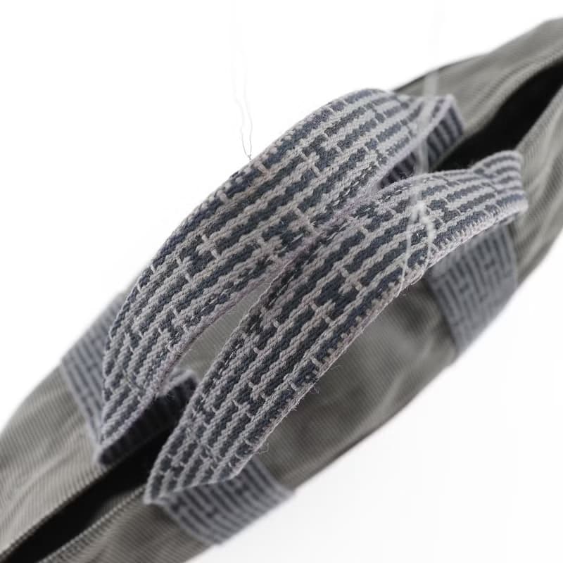 【日本直送】エルメス HERMES エールライントートMM ハンドバッグ ナイロンキャンバス グレー ユニセックス【中古】