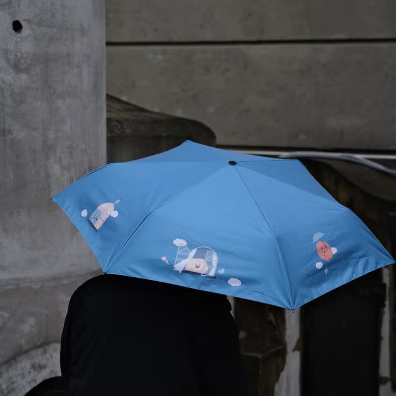 【方坊】TCF 大振豐洋傘聯名款 小閣樓 黑膠 防曬 抗UV 省力自動