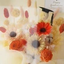 果凍小太陽畢業花束-陽光黃