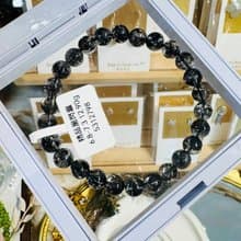 精品油墨晶透體黑武士黑閃靈6.8-7.3mm12.90g淨化消負能量防噩夢