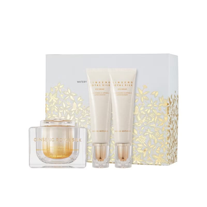 Nature Republic 人蔘蜂王柔絲套裝 水潤霜60ml + 眼霜30ml