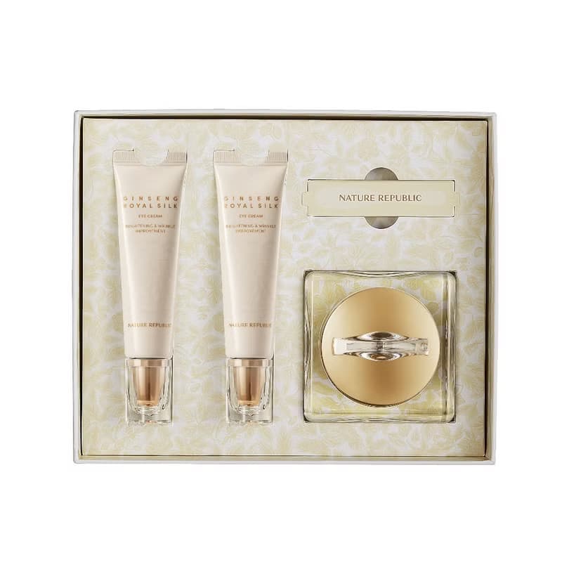 Nature Republic 人蔘蜂王柔絲套裝 水潤霜60ml + 眼霜30ml