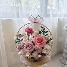 時光靜好的圓舞曲。永生花盆花 質感系 永生花 盆花