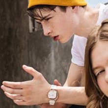 Imperfect Angle White / 全白鏤空鋼帶手錶 -可定制